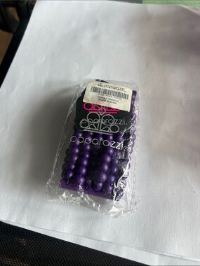 Paparazzi Vibrant Purple Beaded Bracelet Set